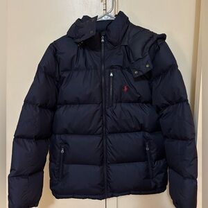 Ralph Lauren Kids Navy Puffer Jacket